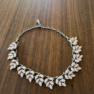 Narrow Pink Flower Necklace